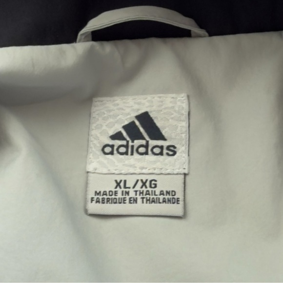 Adidas‎ ClimaShell Storm Golf Jacket Men XL Gray Short Sleeve Windbreaker 2003 - Picture 5 of 12